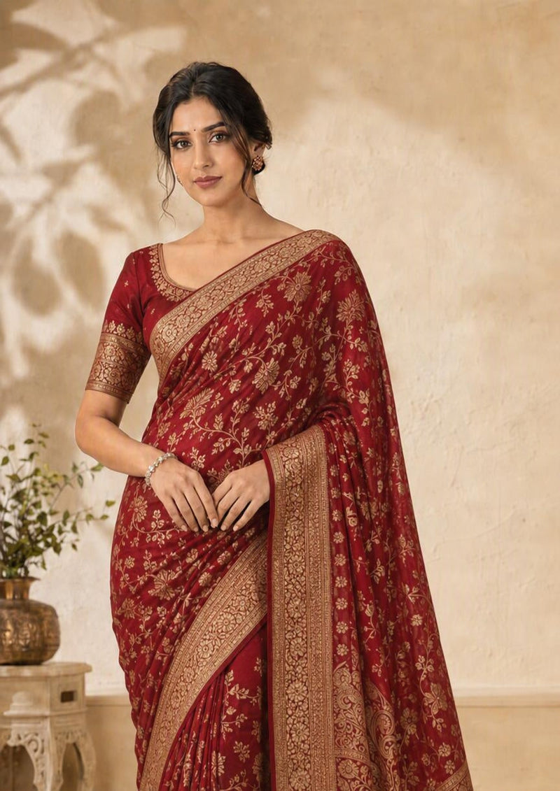 Semi Georgette Saree