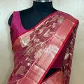Tissue Silk Meenakari