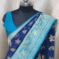 Semi Georgette Silk Saree
