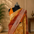 Elegant Double Shade Pure Viscose Silk Saree