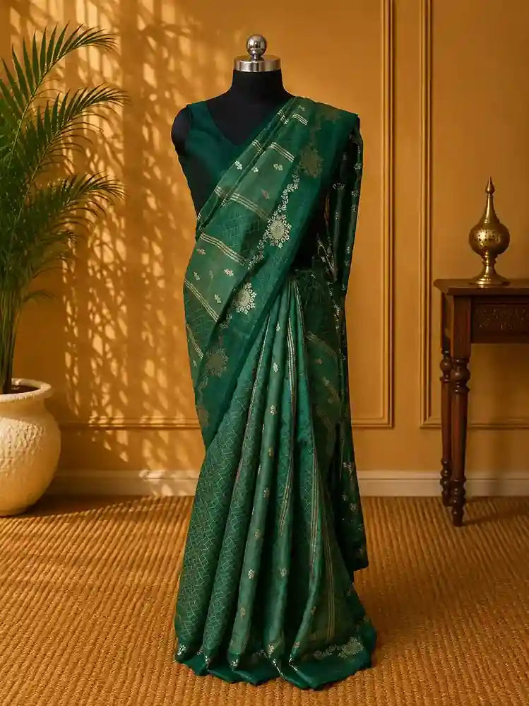 Soft Tasar Silk Saree