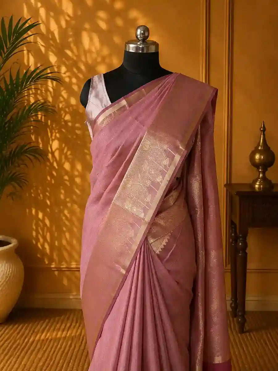 Elegant Heritage Tasar Silk Saree