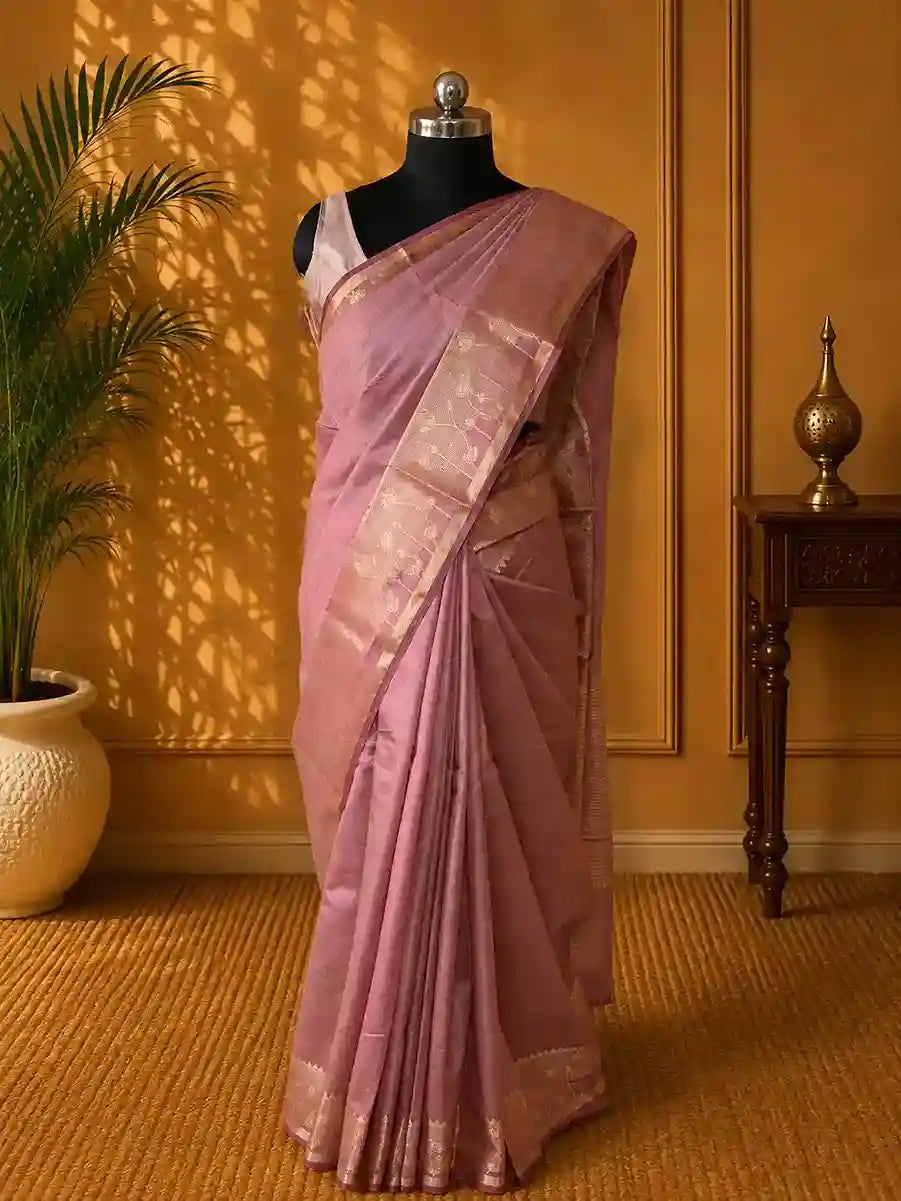 Elegant Heritage Tasar Silk Saree