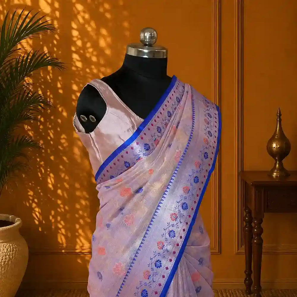 Kota Silk Meenakari Design