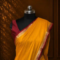 Semi Mysore Crape - Small Boder