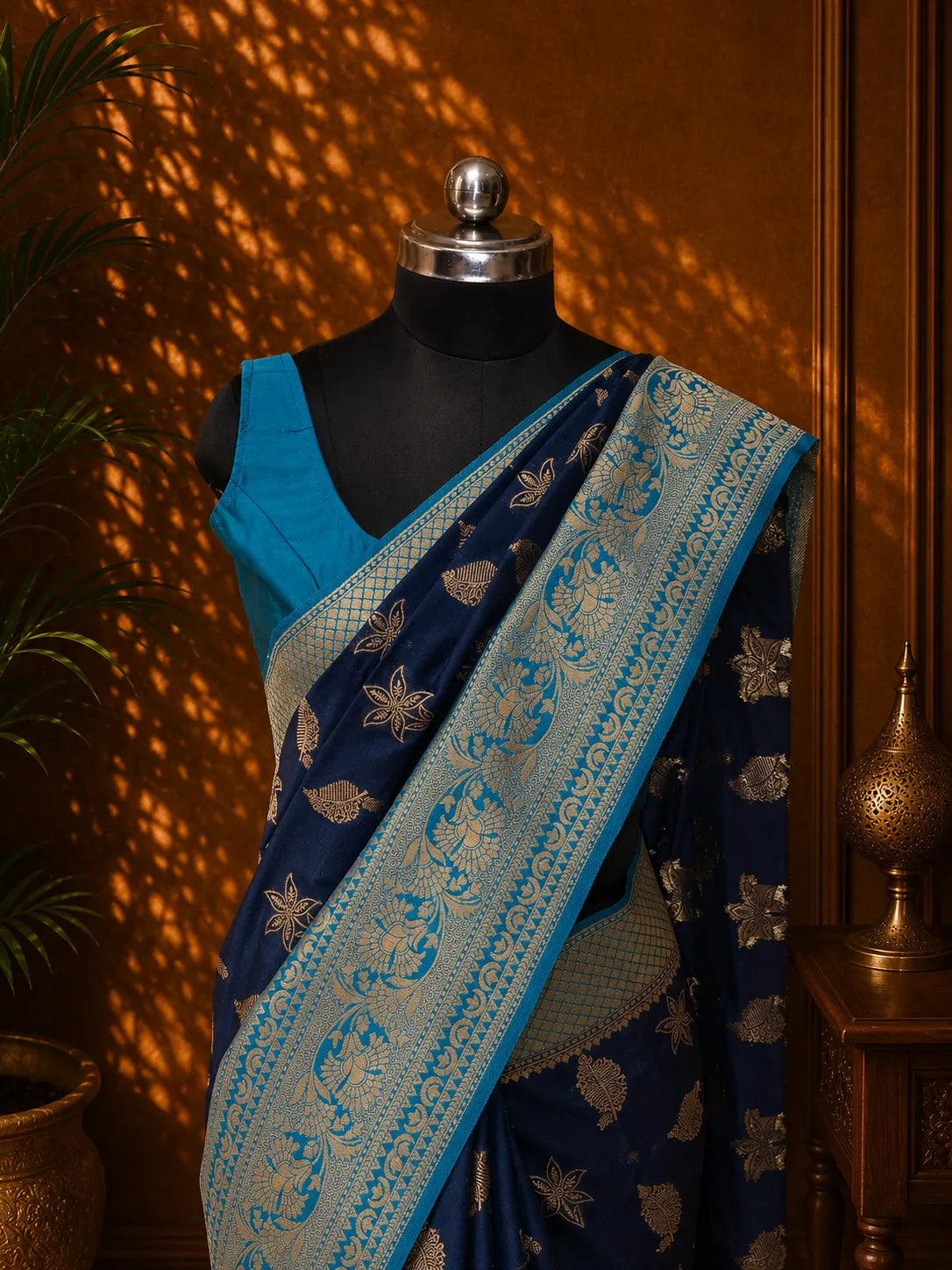 Semi Georgette Silk Saree