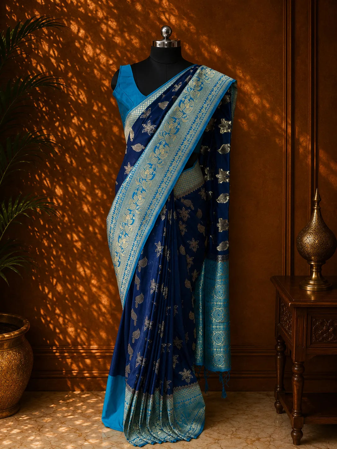 Semi Georgette Silk Saree