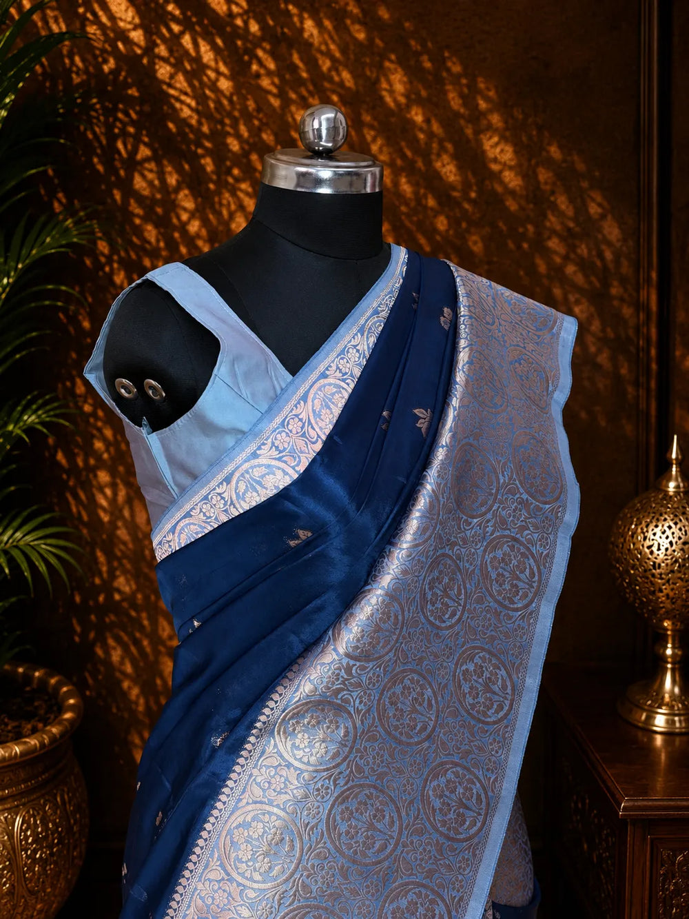 Royal Viscose Silk Saree with Statement Border