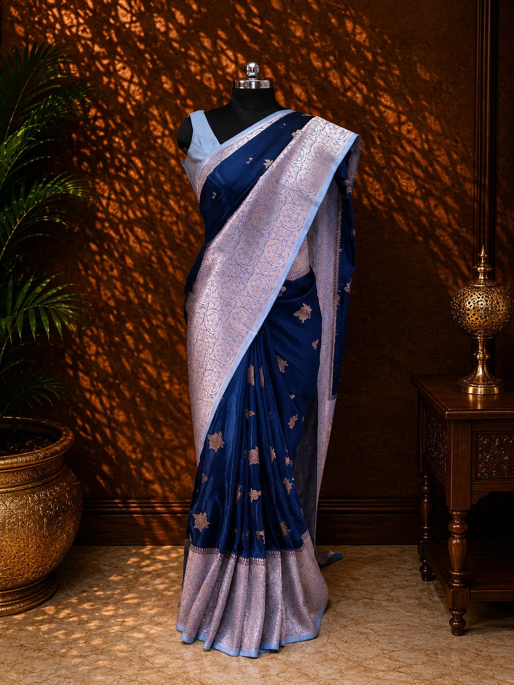 Royal Viscose Silk Saree with Statement Border