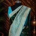 Russian Viscose Silk Saree with Traditional Design