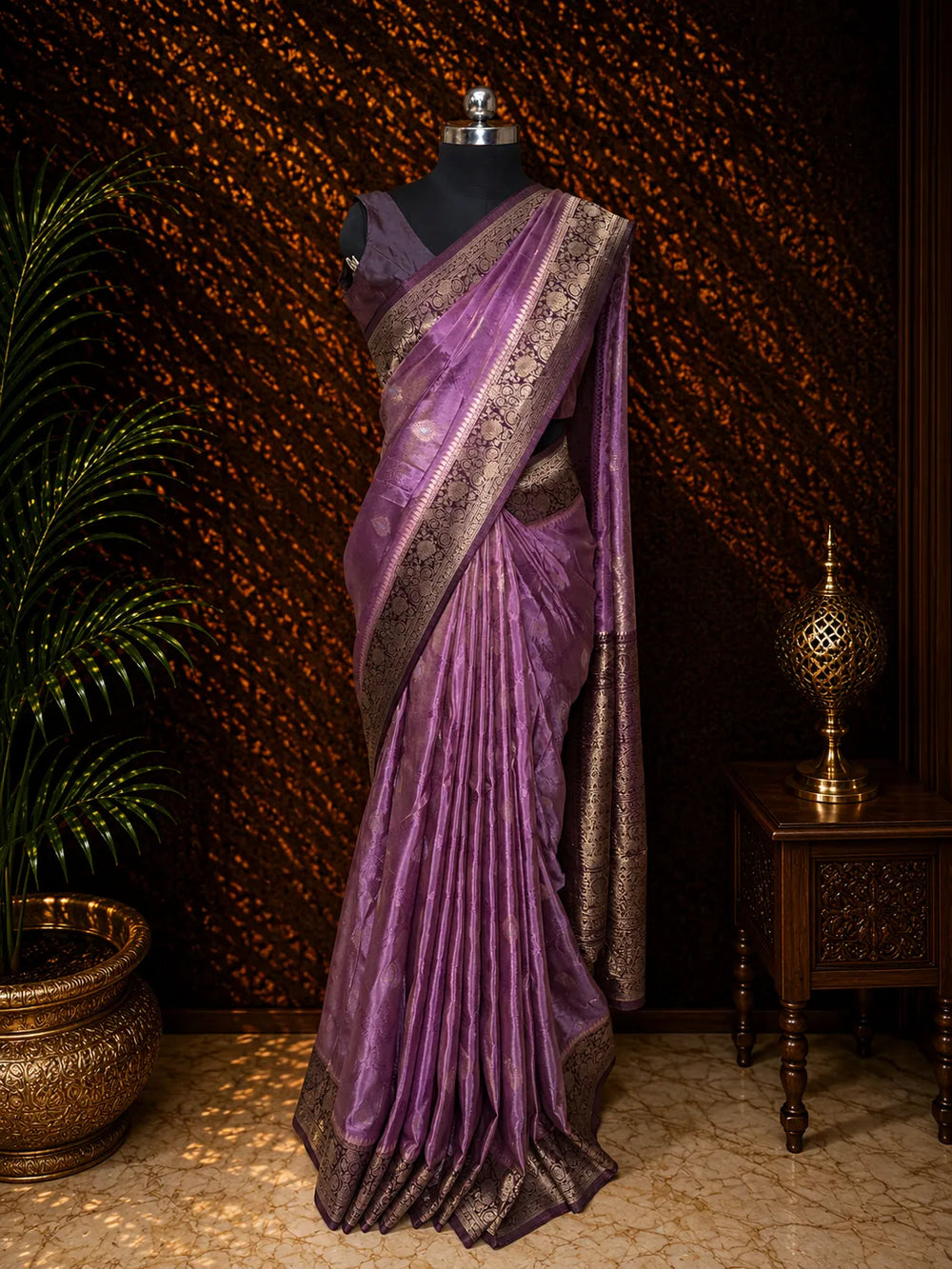 Elegant Viscose Silk Saree with Embossed Design