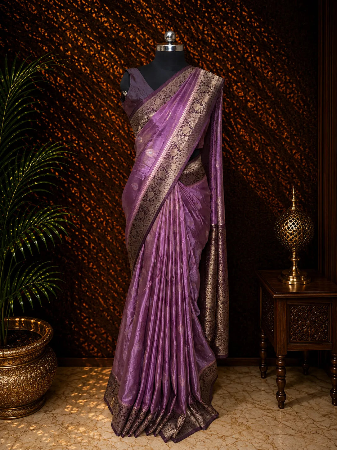 Elegant Viscose Silk Saree with Embossed Design