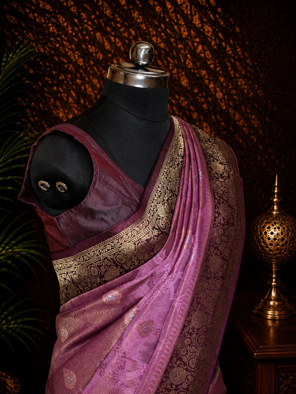 Elegant Viscose Silk Saree with Embossed Design