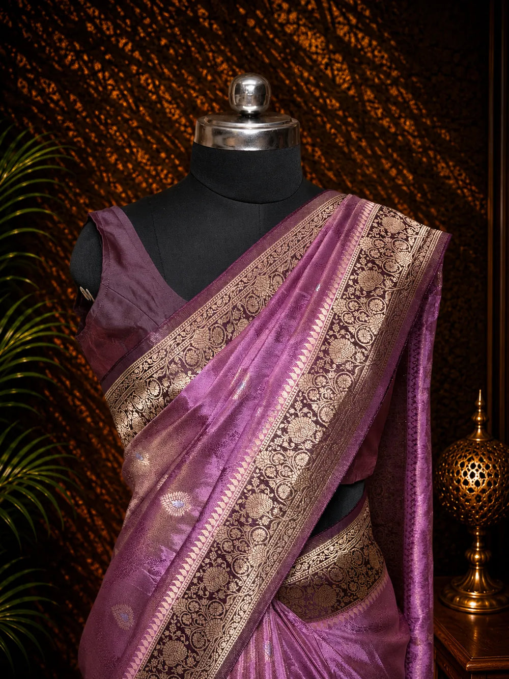 Elegant Viscose Silk Saree with Embossed Design