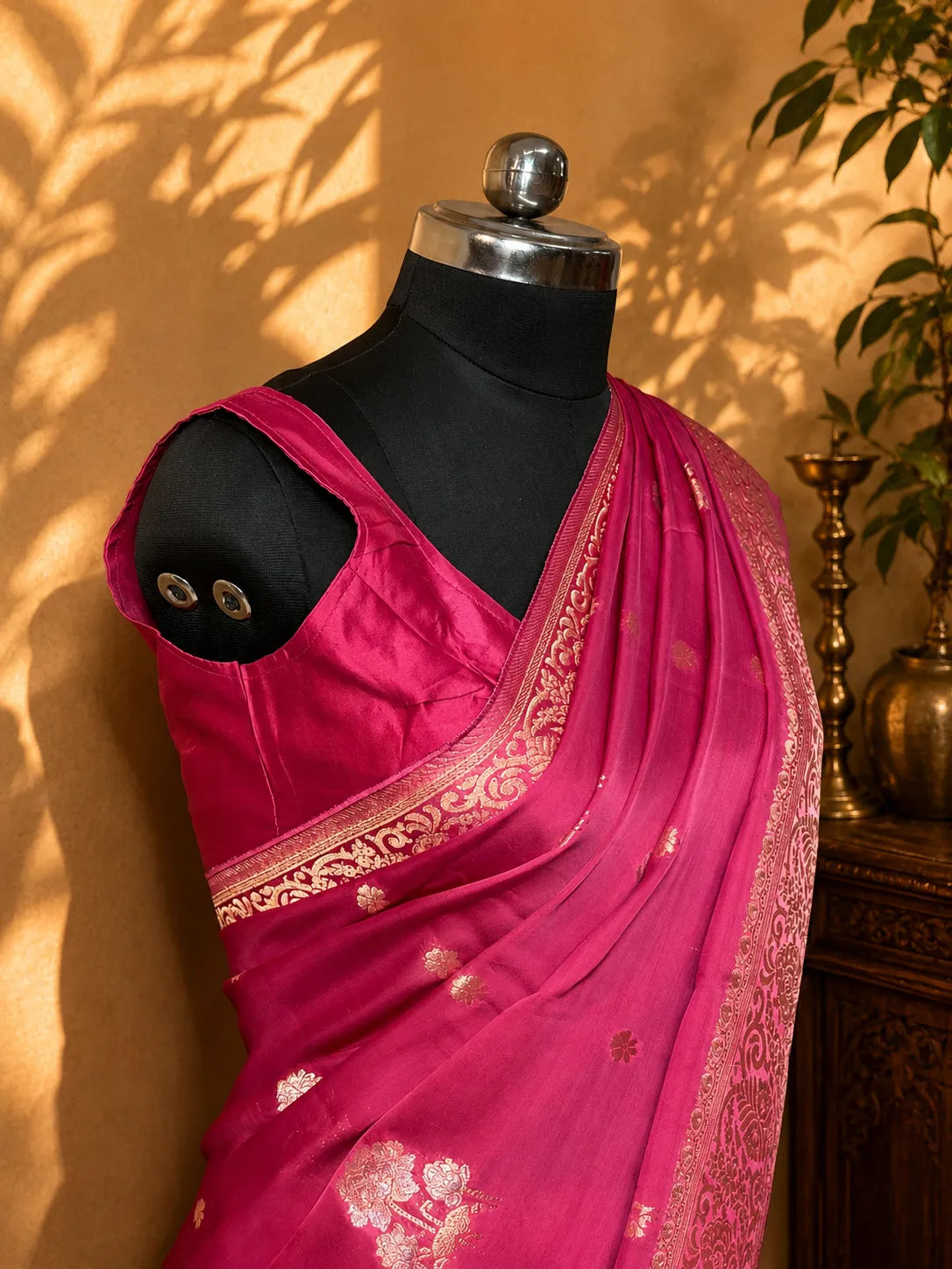 Silky Viscose Silk Saree