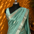 Elegant Tasar Silk Saree with Butta Weaving