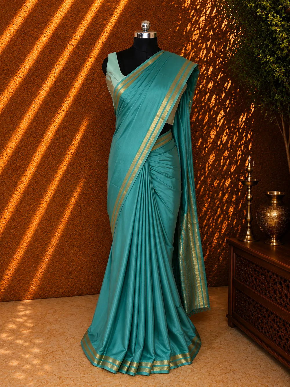 Semi Mysore Crepe Silk