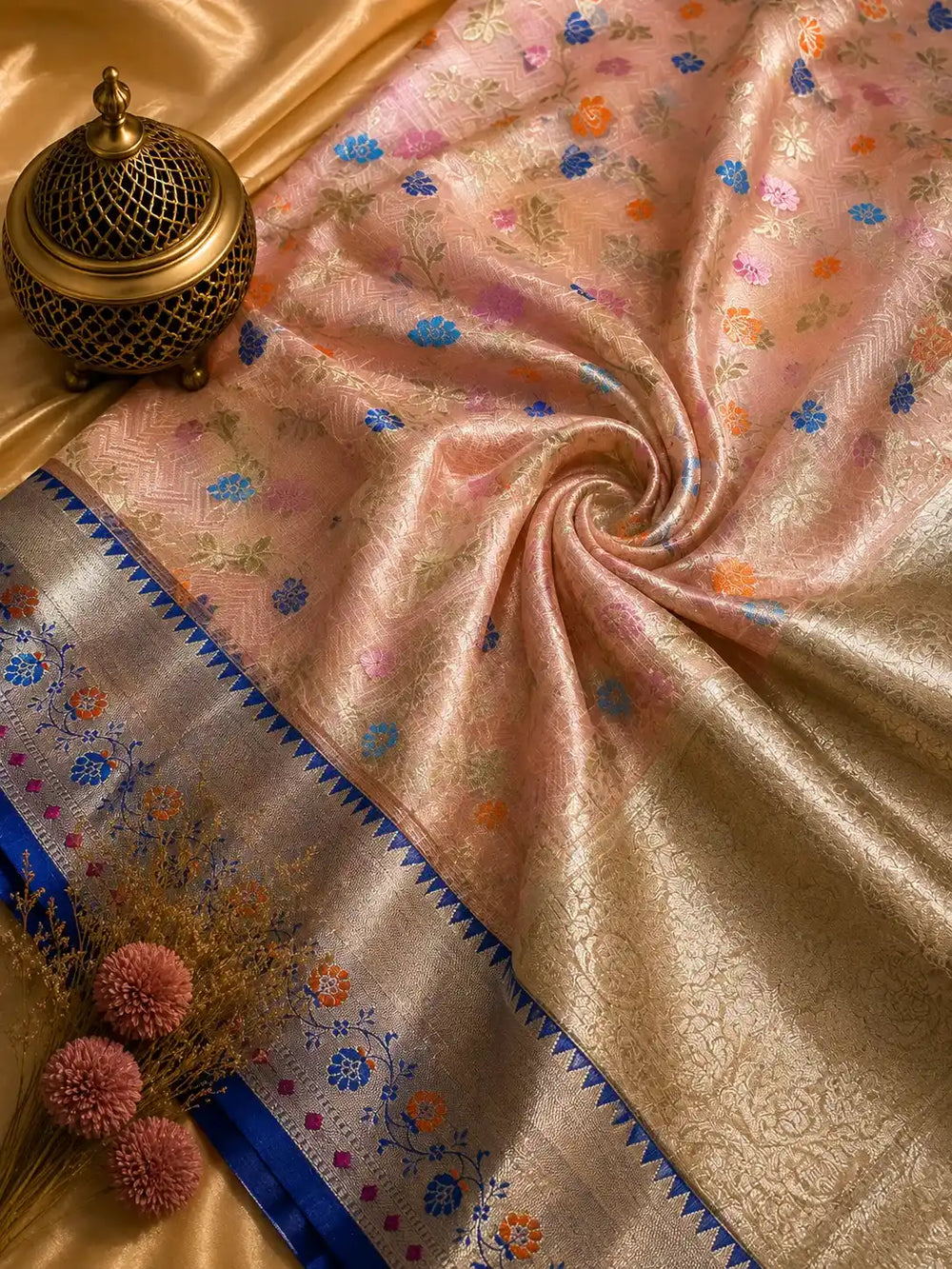 Kota Silk Meenakari Design