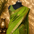 Tasar Silk Saree - Copper Tree