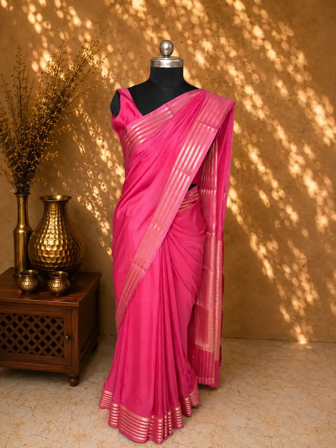 Soft Semi Crepe Silk Saree with Graceful Drape