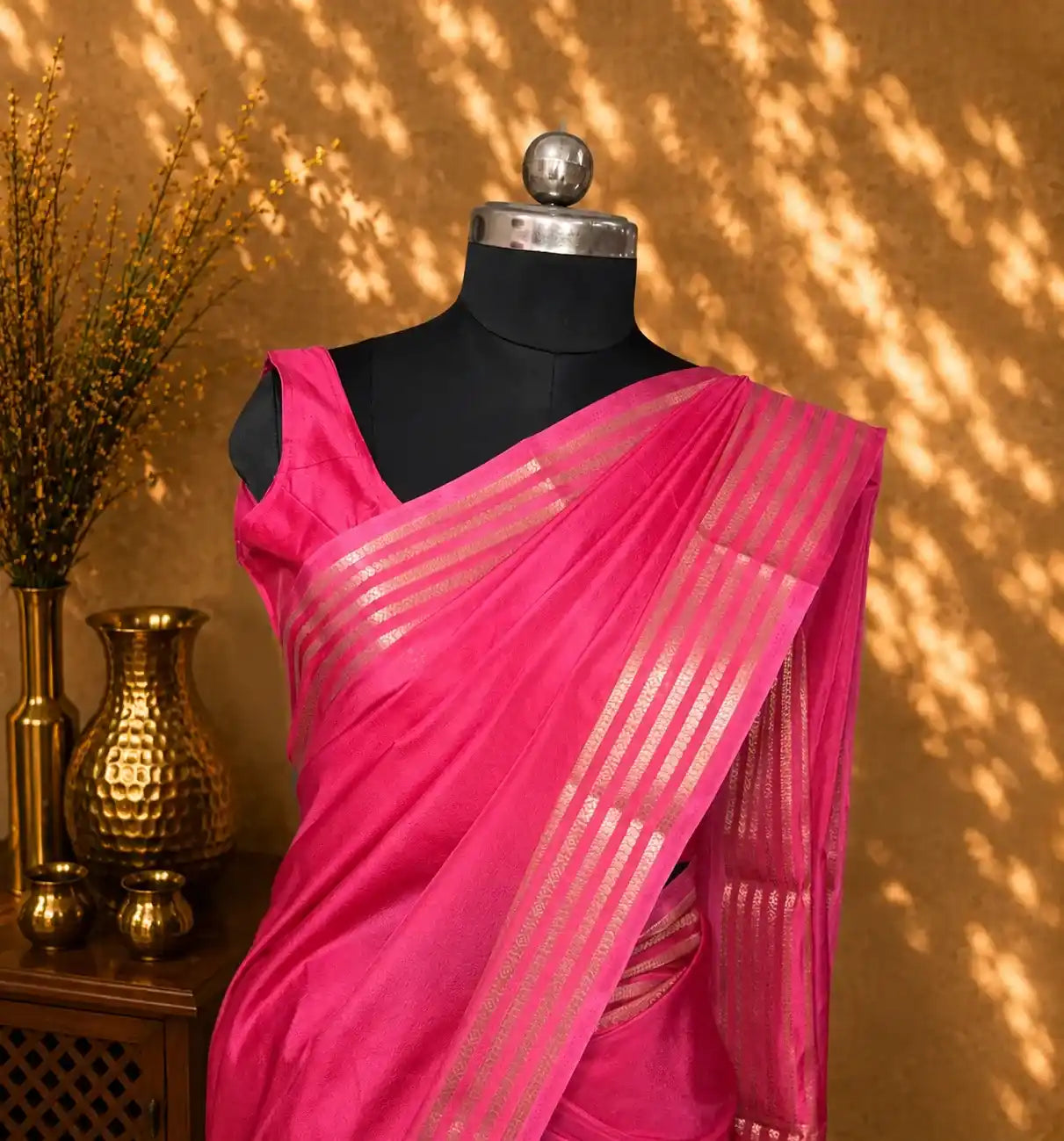 Soft Semi Crepe Silk Saree with Graceful Drape