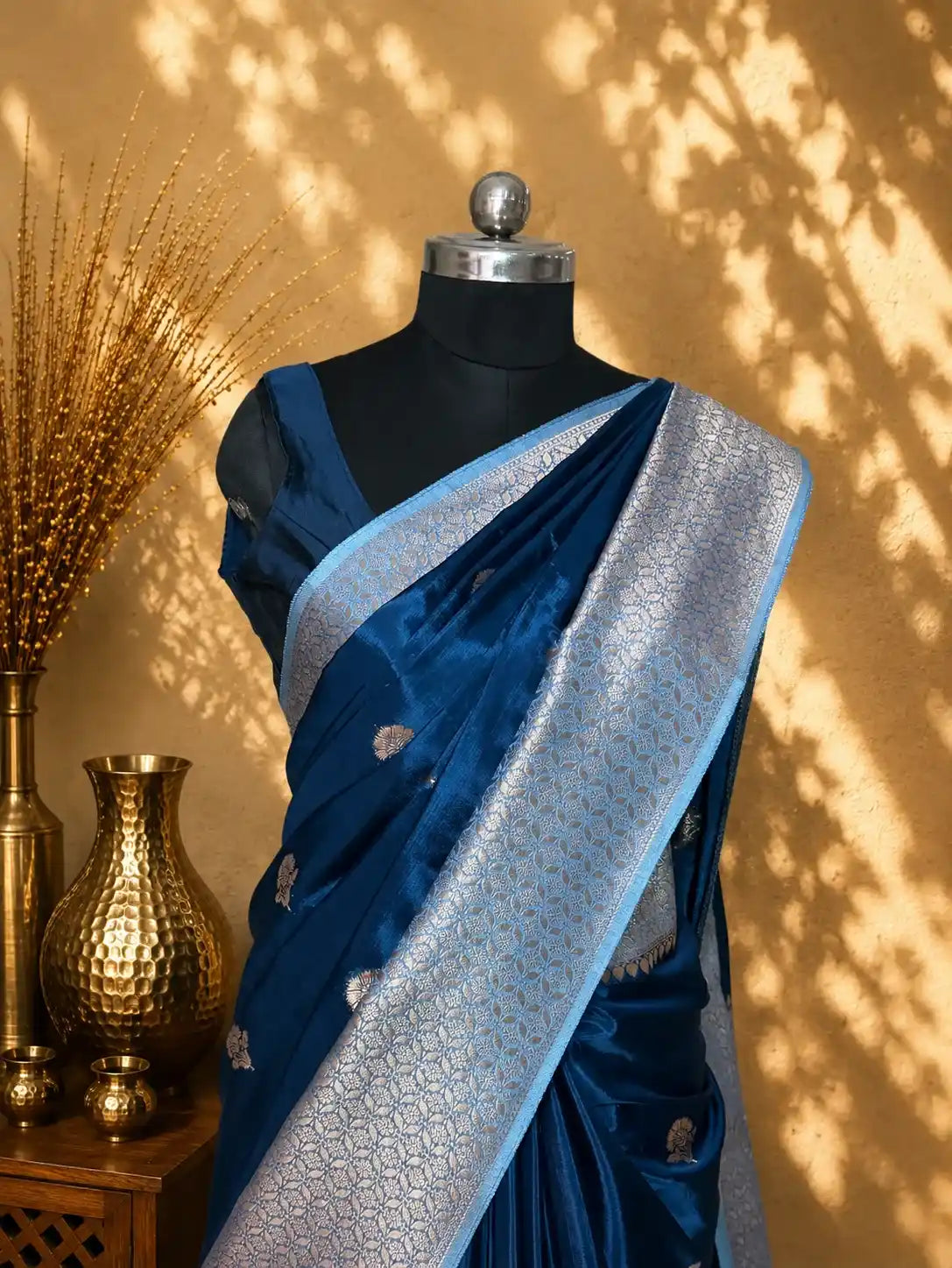 Royal Viscose Silk Saree with Statement Border